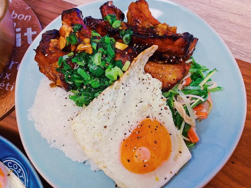 Cách nấu món cơm sườn tại Nhật(日本風スペアリブご飯を作る)