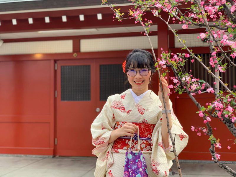 法政大学人文科学科・修士2年生のグエン・ティ・タン・トウェットさん